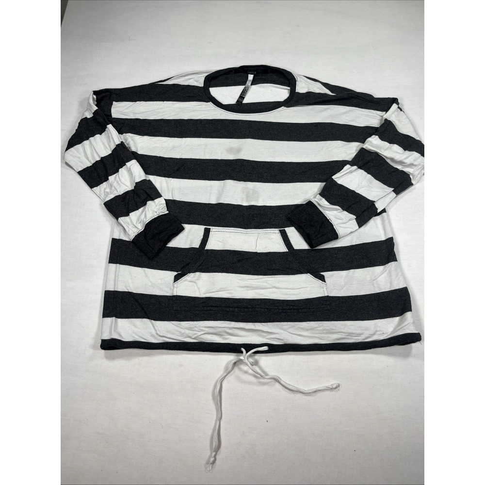 Kensie Stretch Pouch Pocket Draw Cord Top Shirt Women's XL